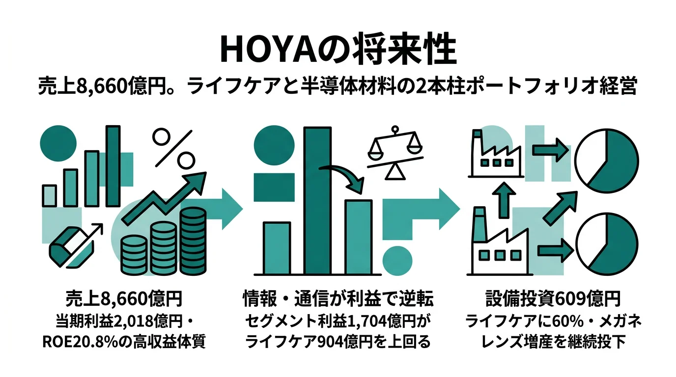 HOYAの将来性｜ポートフォリオ経営の強みとリスク
