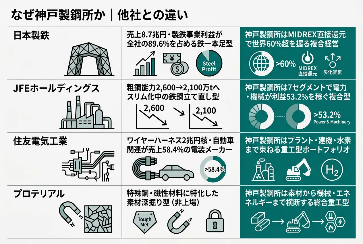 なぜ神戸製鋼所か｜他社との違い