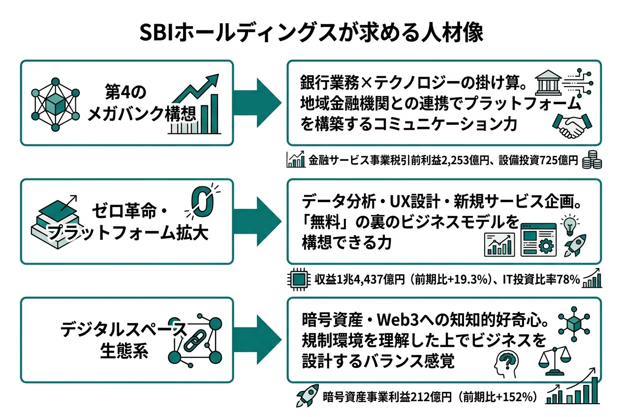 SBIホールディングスが求める人材像