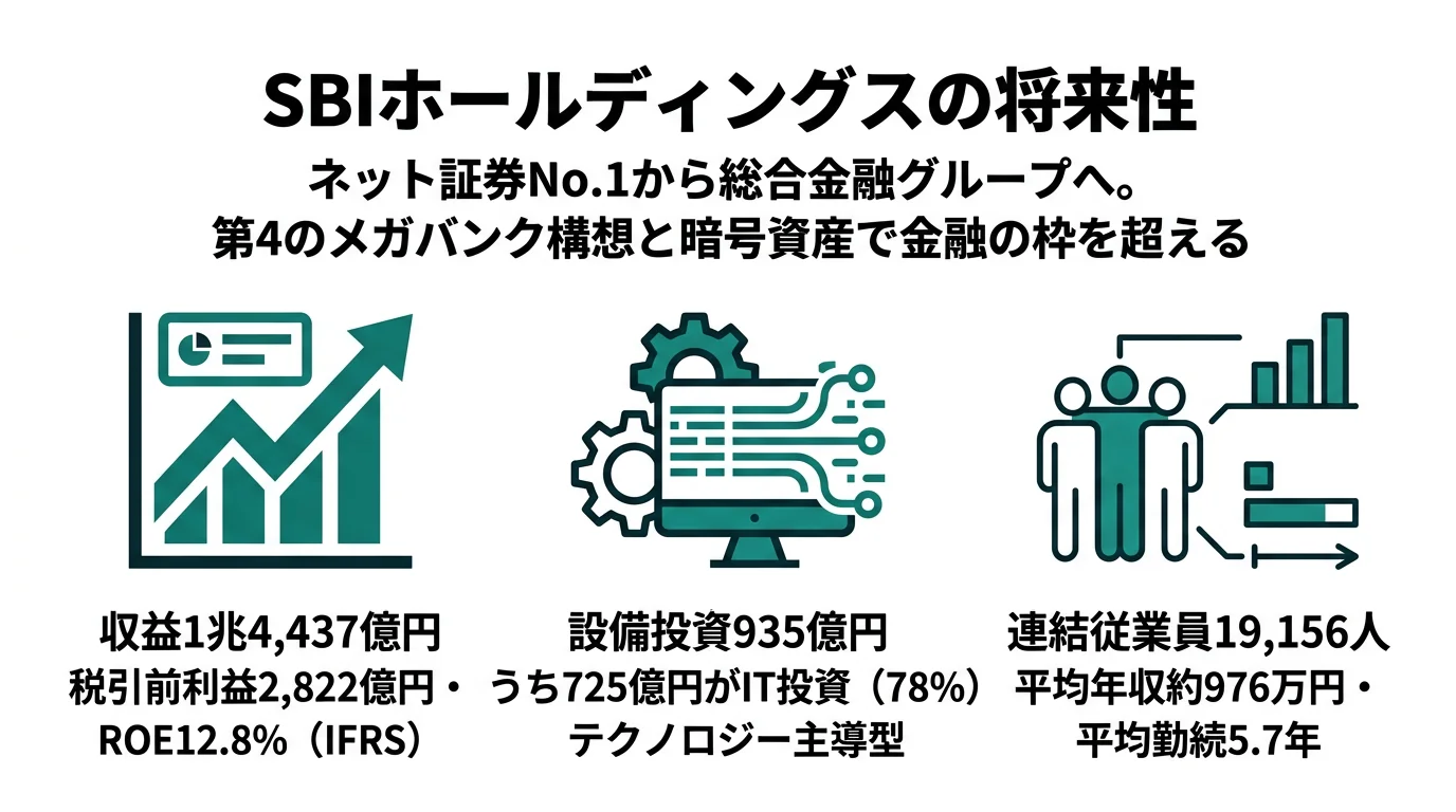 SBIの将来性｜総合金融×テクノロジーの強みとリスク