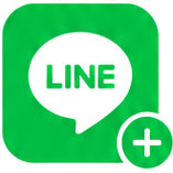 LINEを追加するアイコン